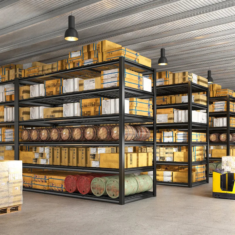 【🔥Factory Direct Clearout Sale🔥】2 PCS 84"H Garage Shelving 3000LBS Industrial Shelving Units 6-tierAdjustable Storage Shelves for Basement, Garage, Warehouse