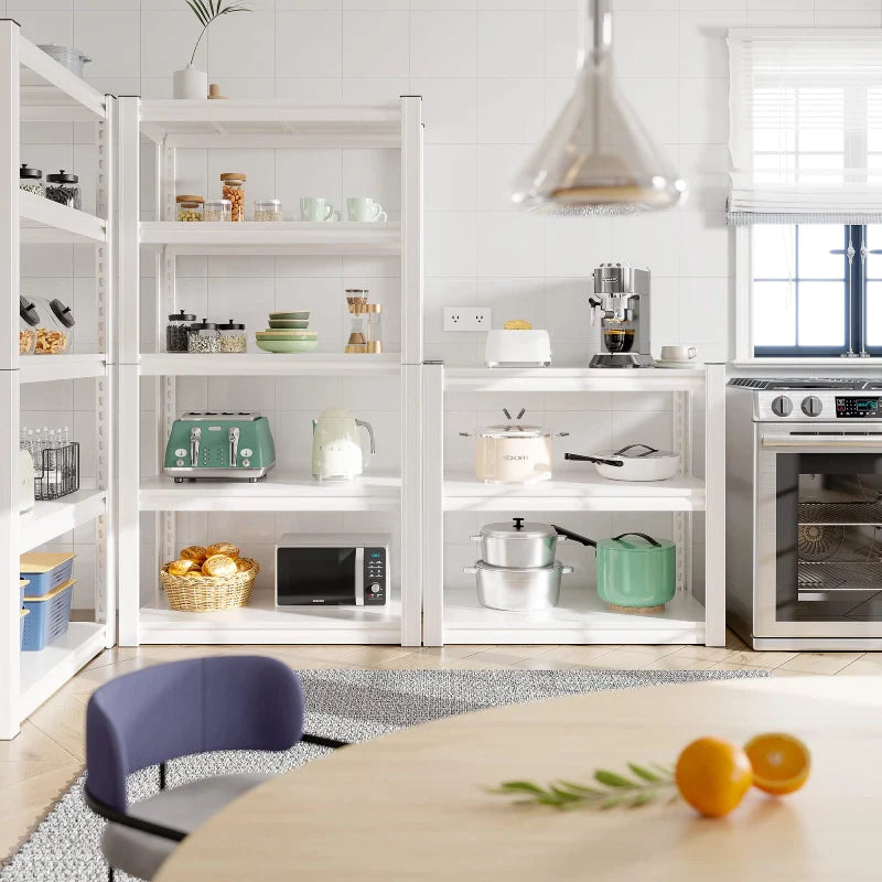 【🔥Factory Direct Clearout Sale🔥】 72"H Metal Storage Rack 2000LBS Adjustable Shelving for Kitchen, Living room