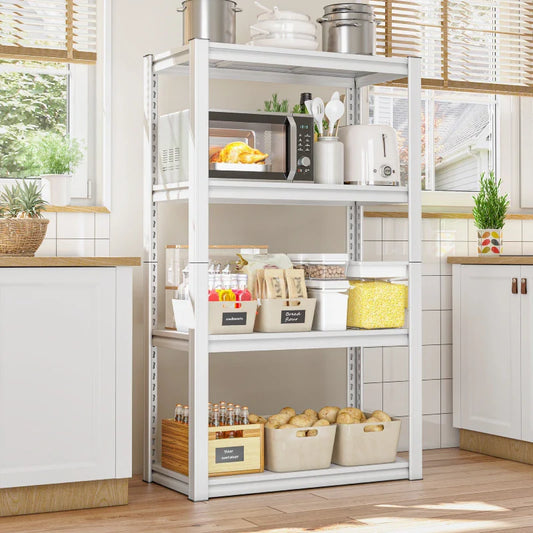 【🔥Factory Direct Clearout Sale🔥】27.6"W  kitchen Rack Shelf 1600 lbs for Pantry Storage Metal Shelving Unit