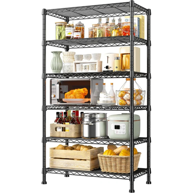【🔥Factory Direct Clearout Sale🔥】Tall Wire Shelving Units，Adjustable Outdoor Metal Shelves, Storage Shelves for Kitchen Pantry Dorm
