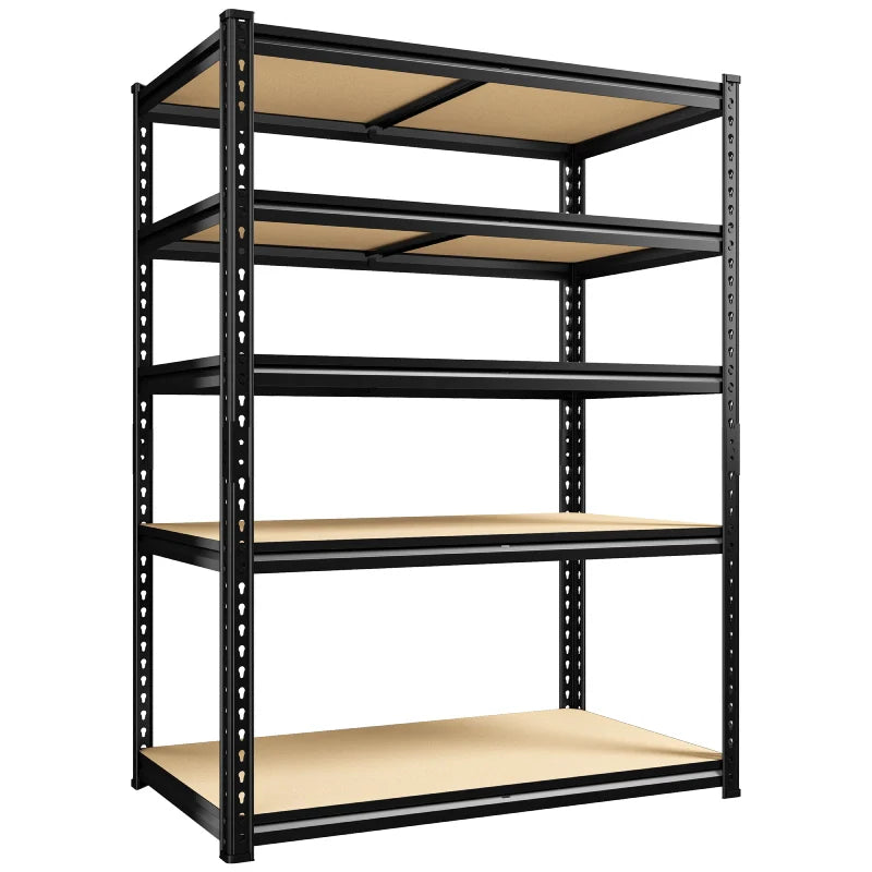 【🔥Factory Direct Clearout Sale🔥】40”W Storage Shelves, Heavy Duty Garage Shelving Load 2,500lbs , Metal Shelves for Pantry Kitchen Basement Closet