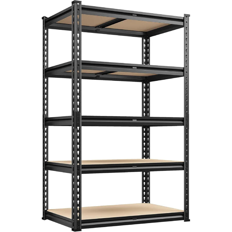 【🔥Factory Direct Clearout Sale🔥】5-Tier Storage Shelving Units, Adjustable Shelves for Garage Pantry Kitchen, 2000 lbs Capacity