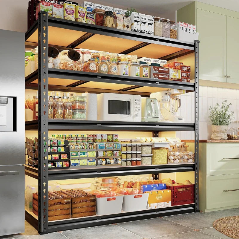 【🔥Factory Direct Clearout Sale🔥】48" W Garage Storage Shelves, 3000lbs Heavy Duty Steel Shelving Racks, Adjustable Metal Racks for Basement Warehouse Commercial
