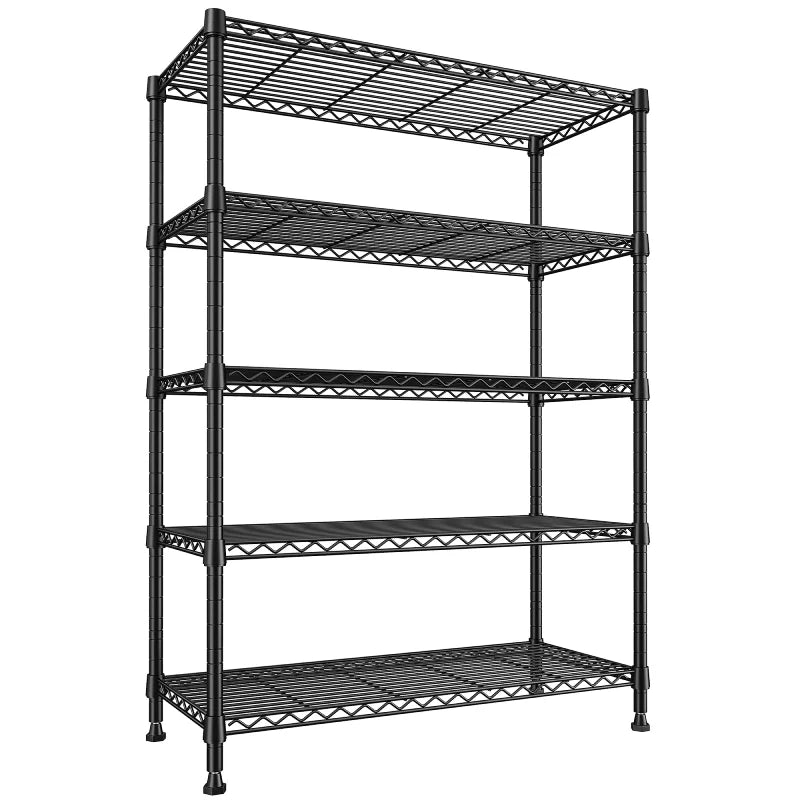 【🔥Factory Direct Clearout Sale🔥】Tall Wire Shelving Units，Adjustable Outdoor Metal Shelves, Storage Shelves for Kitchen Pantry Dorm