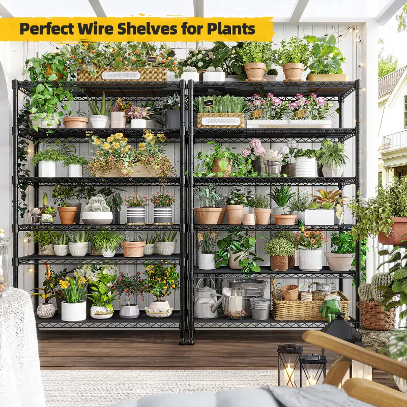 【🔥Factory Direct Clearout Sale🔥】Tall Wire Shelving Units，Adjustable Outdoor Metal Shelves, Storage Shelves for Kitchen Pantry Dorm