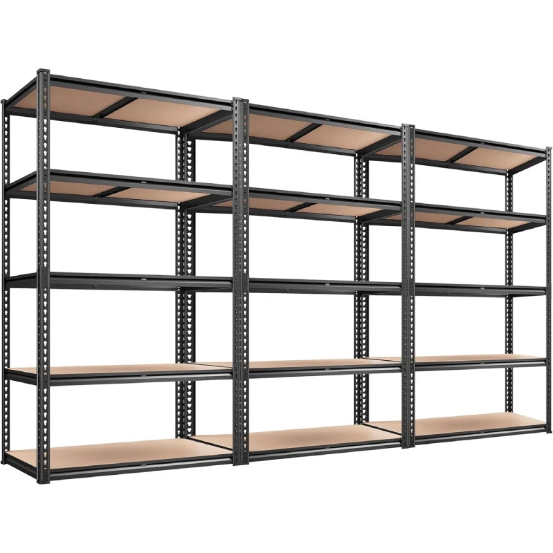 【🔥Factory Direct Clearout Sale🔥】5-Tier Boltless Shelving Units, 2020 lbs Adjustable Steel Garage Shelving Racks for Basement Kitchen Closet