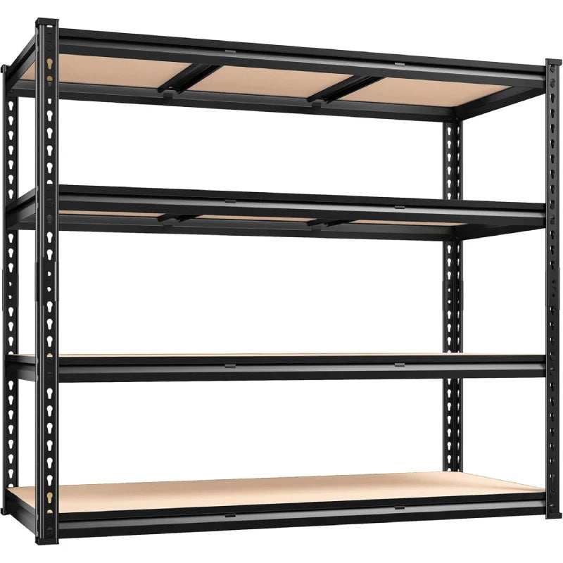 【🔥Factory Direct Clearout Sale🔥】48" W Garage Storage Shelves, Adjustable Steel Shelving Racks Load 2000lbs, Freestanding Shelves for Pantry Basement Warehouse