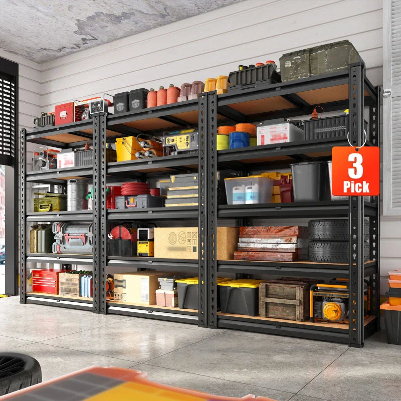 【🔥Factory Direct Clearout Sale🔥】Storage Shelves Load 2020lbs, 5-Tier Adjustable Metal Shelving Units, Shelving Rack for Closet Kitchen Pantry