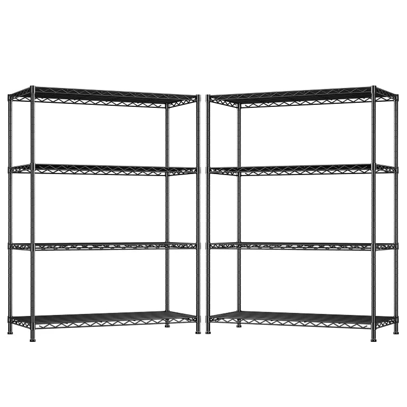 【🔥Factory Direct Clearout Sale🔥】3-Shlef Metal Shelves, Adjustable Steel Wire Shelving Units, Storage Rack for Kitchen Pantry Closet Dorm