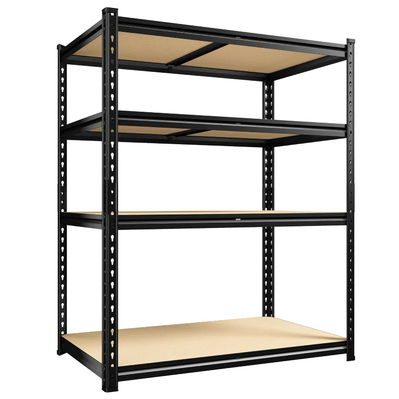 【🔥Factory Direct Clearout Sale🔥】40”W Storage Shelves, Heavy Duty Garage Shelving Load 2,500lbs , Metal Shelves for Pantry Kitchen Basement Closet