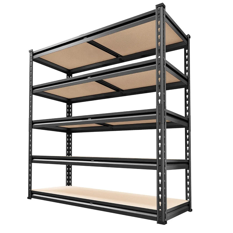【🔥Factory Direct Clearout Sale🔥】40"W x 20"D Freestanding Garage Shelving, 2,500lbs Heavy Duty Steel Shelves, Adjustable Commercial Shelving Racks for Basement Pantry Kitchen