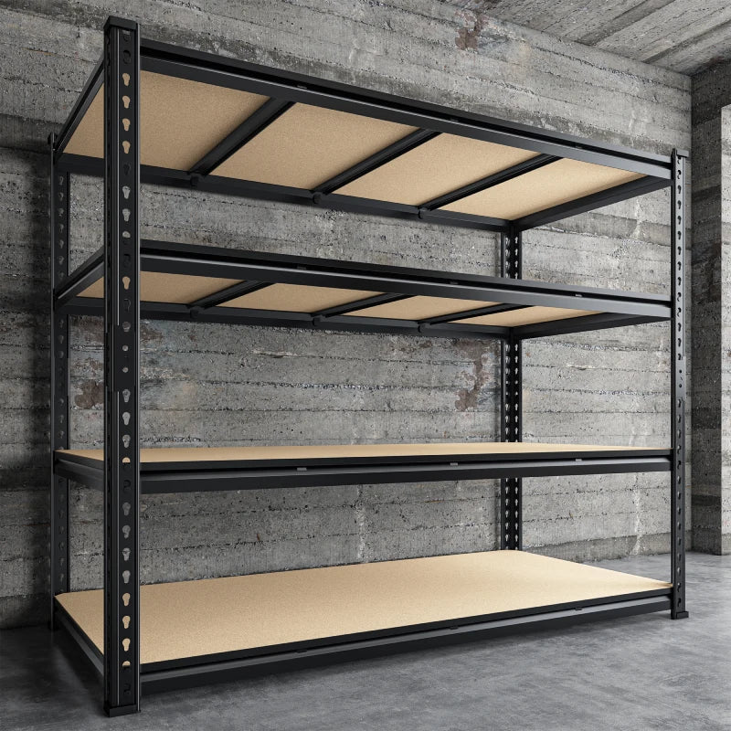 【🔥Factory Direct Clearout Sale🔥】55"W Boltless Shelving Units, 6-Tier Heavy Duty Freestanding Garage Shelves Load 3060lbs, Steel Storage Racks for Pantry Basement Commercial