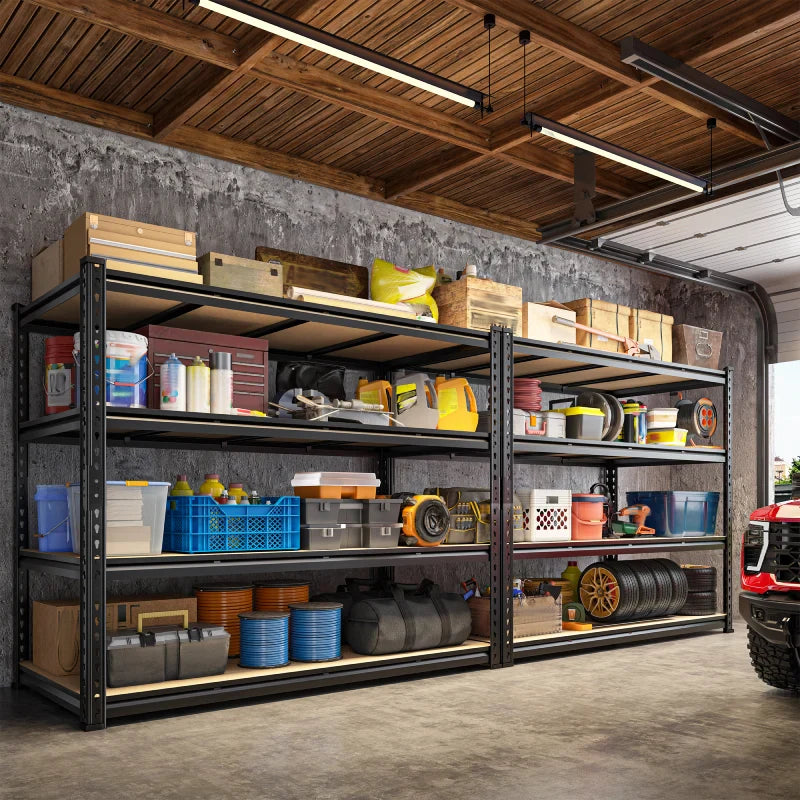 【🔥Factory Direct Clearout Sale🔥】55"W Boltless Shelving Units, 6-Tier Heavy Duty Freestanding Garage Shelves Load 3060lbs, Steel Storage Racks for Pantry Basement Commercial