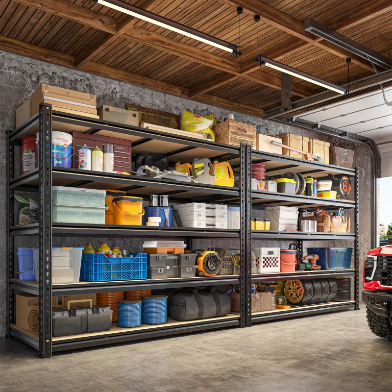 【🔥Factory Direct Clearout Sale🔥】55"W Boltless Shelving Units, 6-Tier Heavy Duty Freestanding Garage Shelves Load 3060lbs, Steel Storage Racks for Pantry Basement Commercial