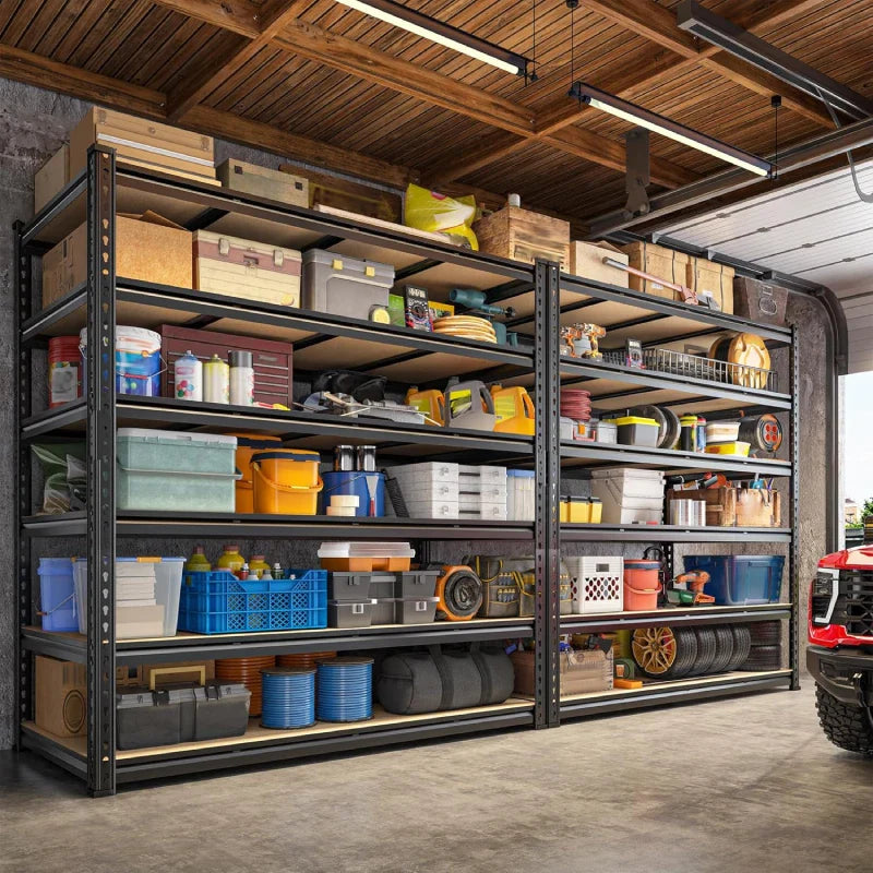 【🔥Factory Direct Clearout Sale🔥】55"W Boltless Shelving Units, 6-Tier Heavy Duty Freestanding Garage Shelves Load 3060lbs, Steel Storage Racks for Pantry Basement Commercial