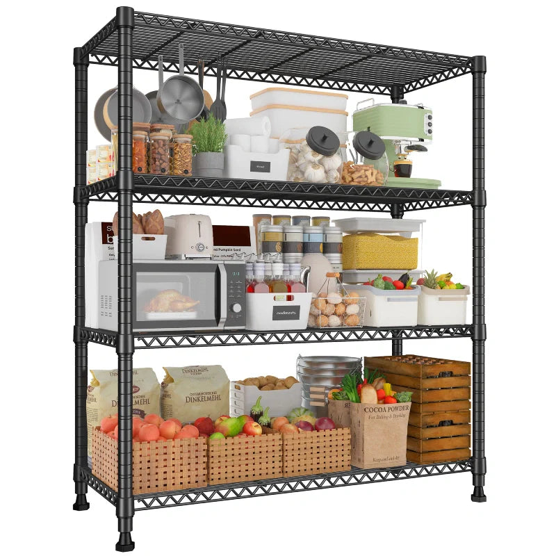 【🔥Factory Direct Clearout Sale🔥】Tall Wire Shelving Units，Adjustable Outdoor Metal Shelves, Storage Shelves for Kitchen Pantry Dorm