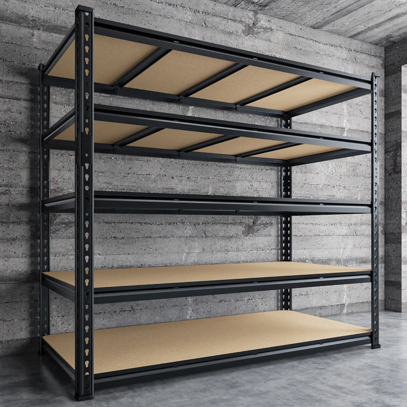 【🔥Factory Direct Clearout Sale🔥】55"W Boltless Shelving Units, 6-Tier Heavy Duty Freestanding Garage Shelves Load 3060lbs, Steel Storage Racks for Pantry Basement Commercial