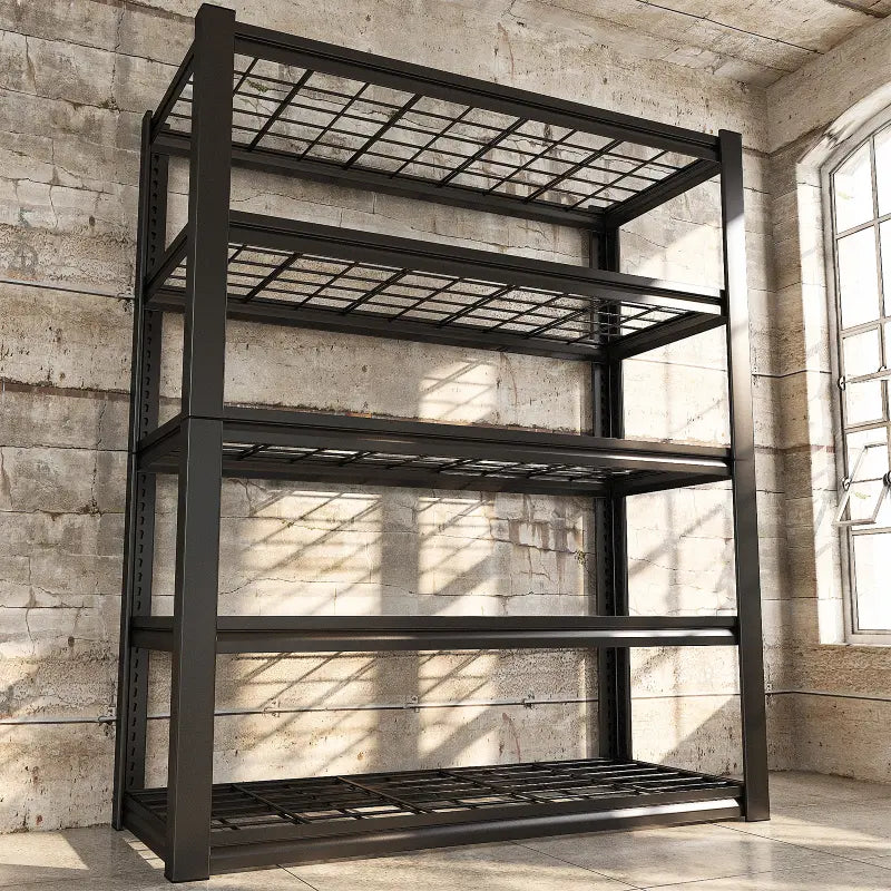 【🔥Factory Direct Clearout Sale🔥】40"W x 18"D Garage Shelving  5-Tier Heavy Duty Shelving  2550 LBS Adjustable Storage Shelves for Pantry Kitchen Basement Warehouse