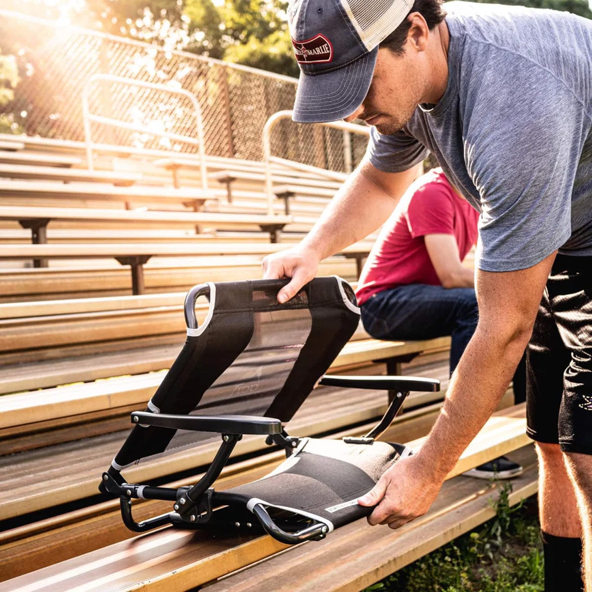 【🔥Big Sale🔥】GCI Outdoor Big Comfort Stadium Chair with Armrests