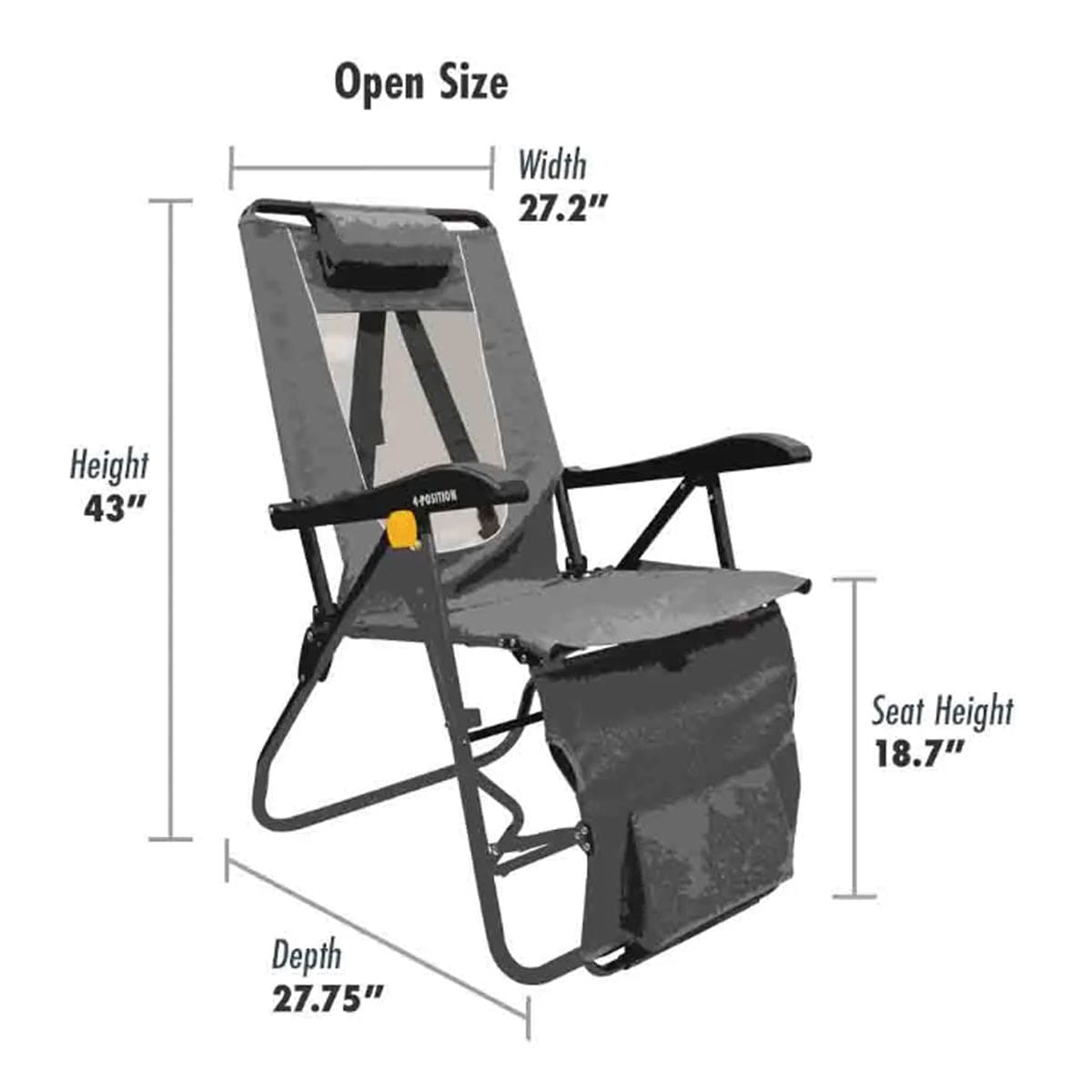 【🔥Big Sale🔥】GCI Outdoor Legz Up Lounger Chair