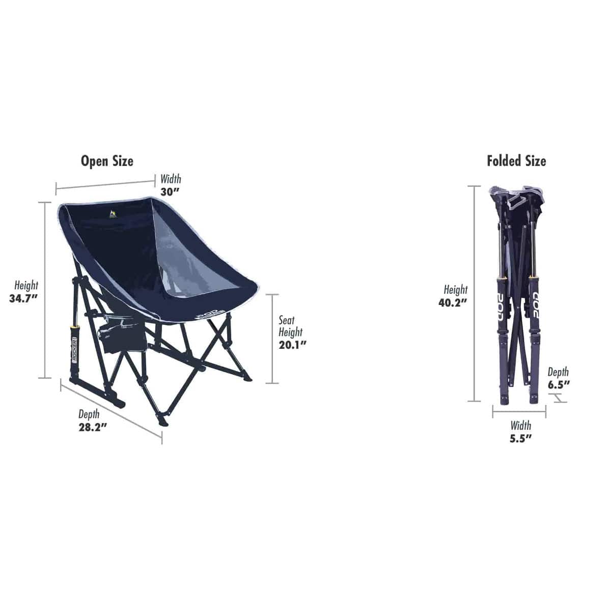 【🔥Big Sale🔥】GCI Outdoor Pod Rocker Chair