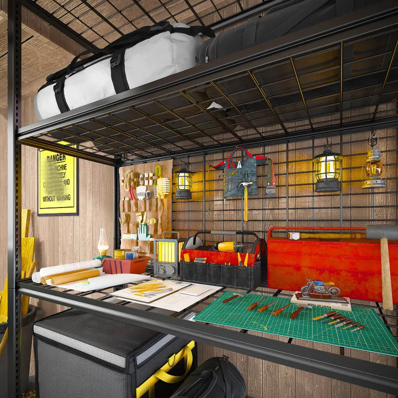 【🔥Factory Direct Clearout Sale🔥】7 Tiers Industrial Shelving 3500LBS Heavy Duty Garage Shelving 48"W Adjustable Storage Racks for Basement Warehouse Garage