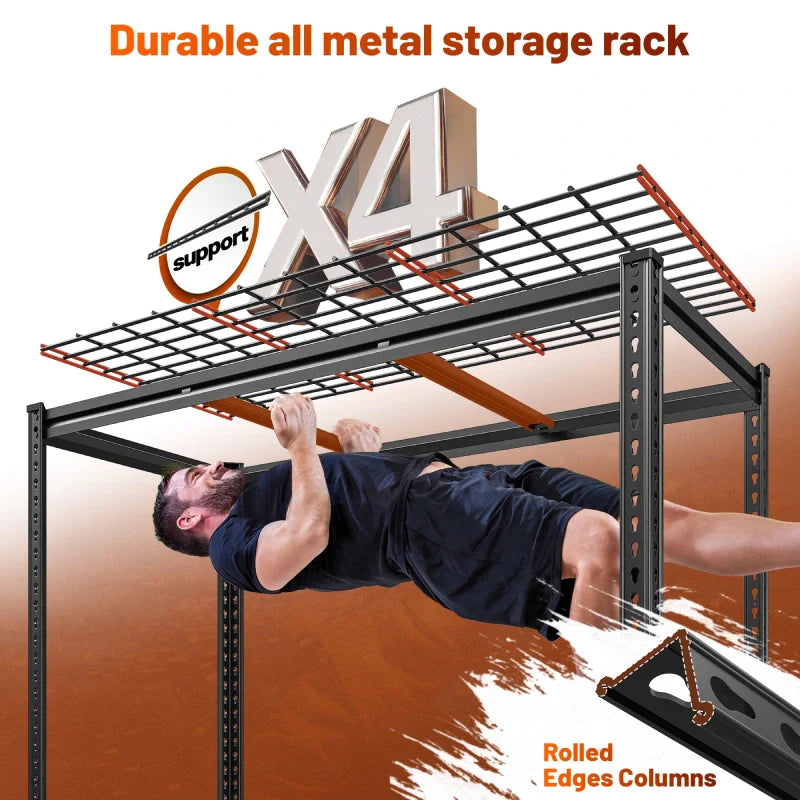 【🔥Factory Direct Clearout Sale🔥】Garage Shelving 48"W x 72"H  5-Tier Storage Shelves 3000 LBS  Heavy Duty Shelving Adjustable for Garage, Basement, Warehouse