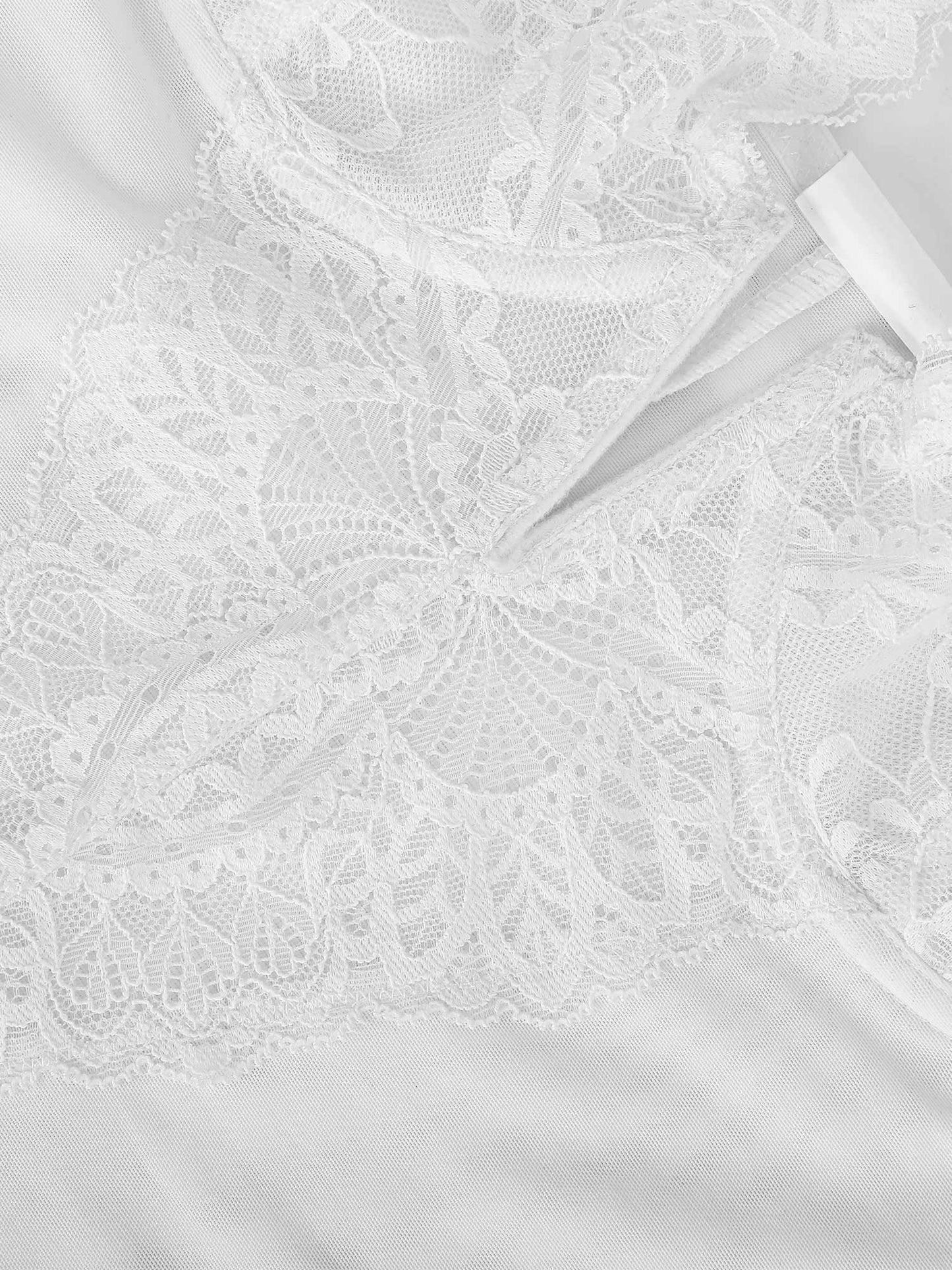 【🔥Hot Sale🔥】Shapewear Lace Deep-V Neck Bodysuits or Faux Leather Skirts