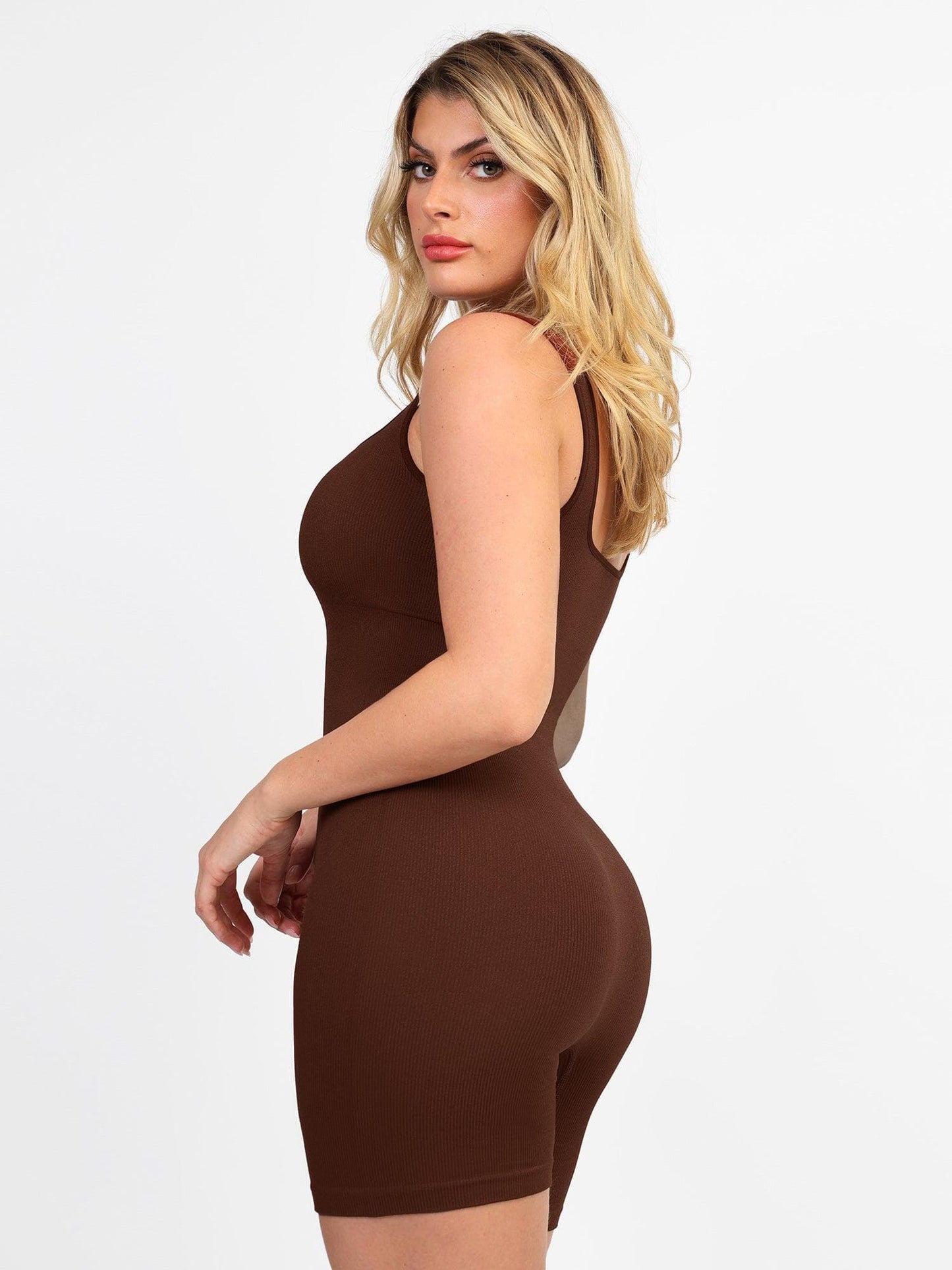【🔥Hot Sale🔥】Shapewear Seamless Square Neck Workout Jumpsuit or Romper