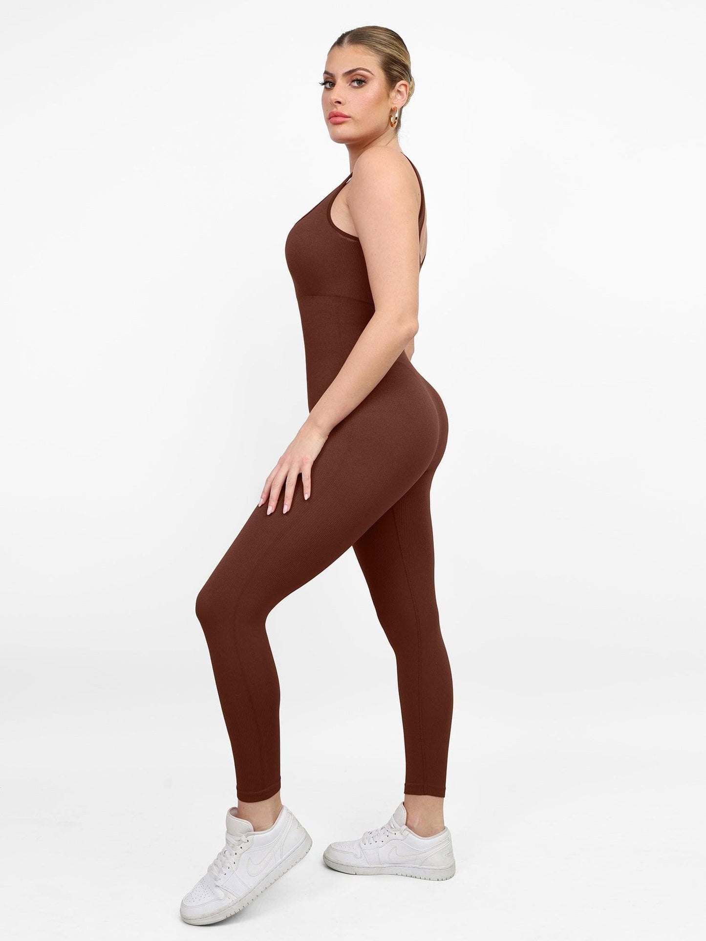 【🔥Hot Sale🔥】Shapewear Seamless Square Neck Workout Jumpsuit or Romper