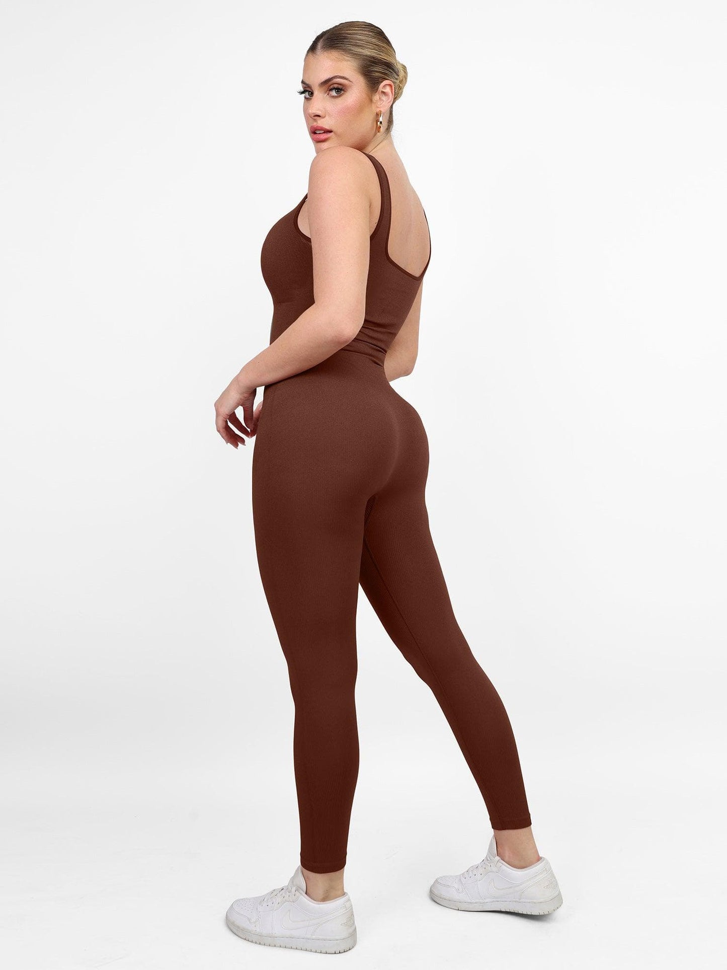 【🔥Hot Sale🔥】Shapewear Seamless Square Neck Workout Jumpsuit or Romper