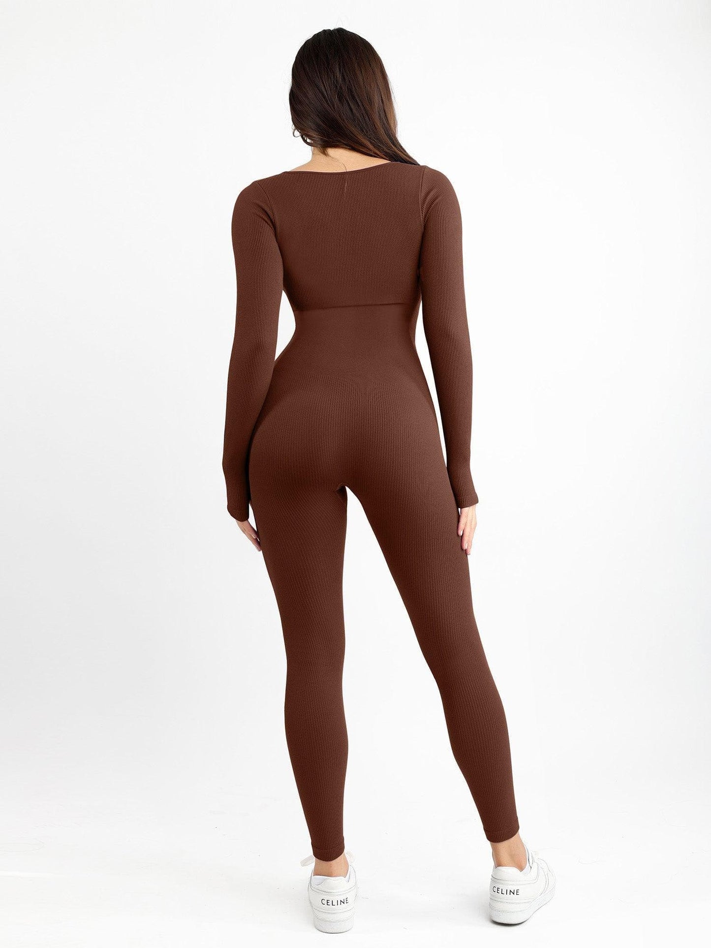 【🔥Hot Sale🔥】Shapewear Seamless Square Neck Workout Jumpsuit or Romper