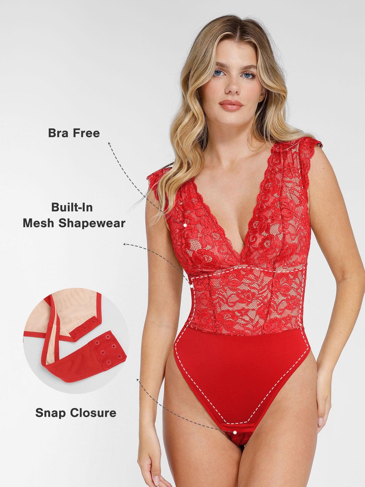 【🔥Hot Sale🔥】Shapewear Sculpting Lace Bodysuit or Midi Skirt or Shrug