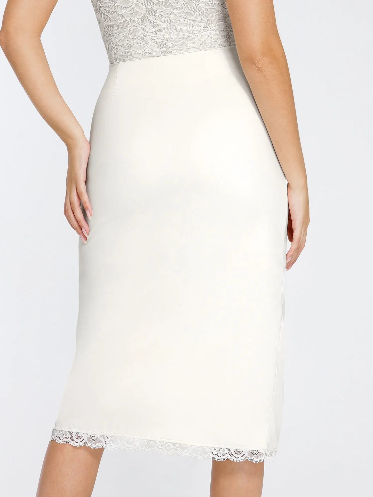 【🔥Hot Sale🔥】Shapewear Sculpting Lace Bodysuit or Midi Skirt or Shrug