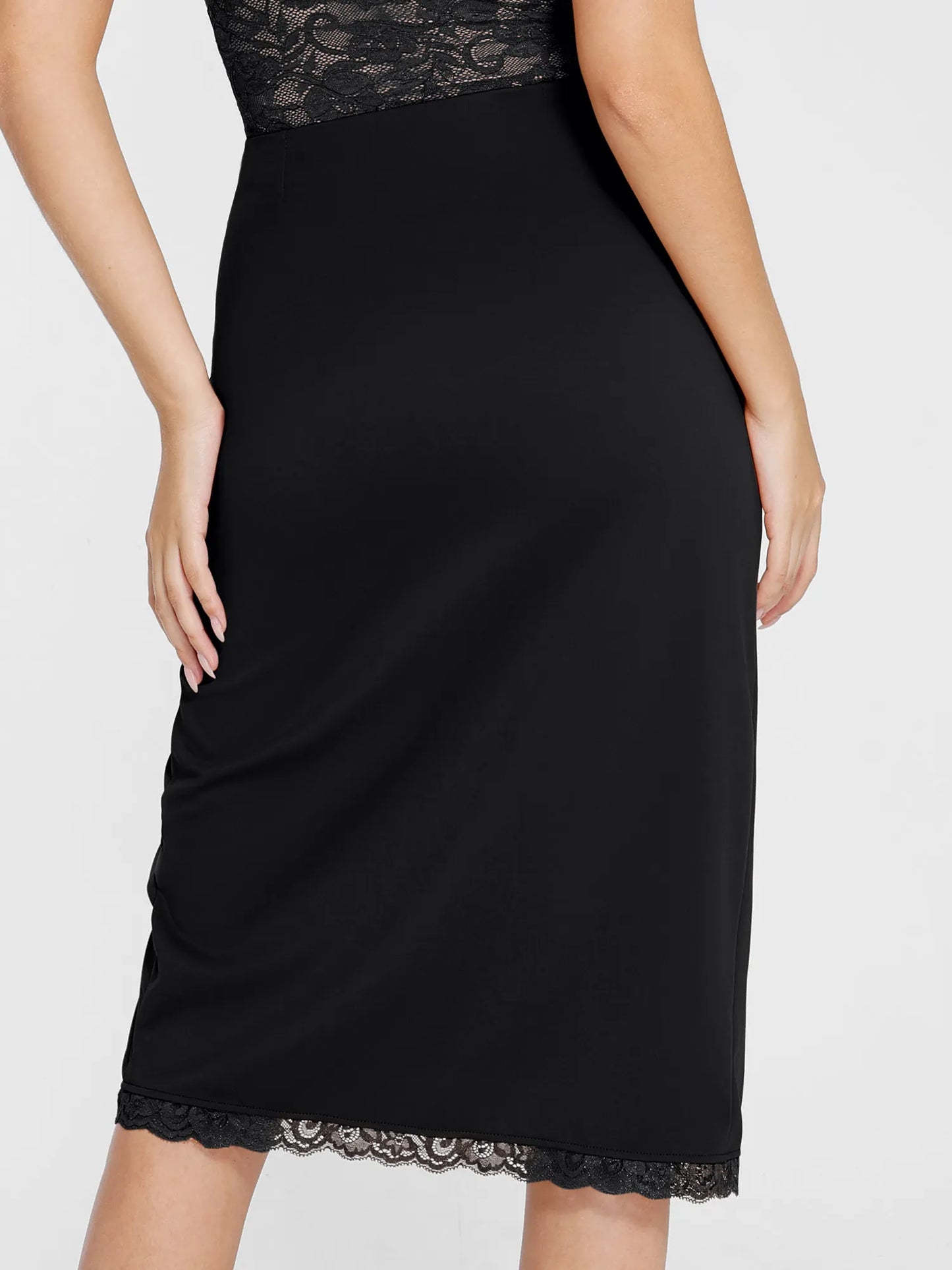 【🔥Hot Sale🔥】Shapewear Sculpting Lace Bodysuit or Midi Skirt or Shrug