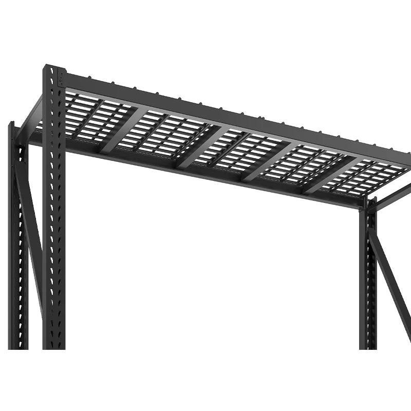 【🔥Factory Direct Clearout Sale🔥】shelves 4-Tier Industrial Storage Rack 77.2"W 8500LBS Shelves with Metal Heavy Duty Garage Shelving Adjustable Shelving for Warehouse, Industrial, basement, Laboratory