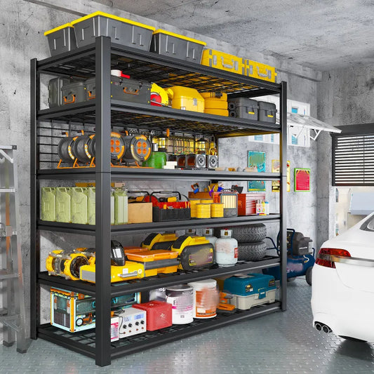 【🔥Factory Direct Clearout Sale🔥】7 Tiers Industrial Shelving 3500LBS Heavy Duty Garage Shelving 48"W Adjustable Storage Racks for Basement Warehouse Garage