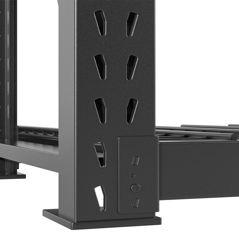 【🔥Factory Direct Clearout Sale🔥】shelves 4-Tier Industrial Storage Rack 77.2"W 8500LBS Shelves with Metal Heavy Duty Garage Shelving Adjustable Shelving for Warehouse, Industrial, basement, Laboratory